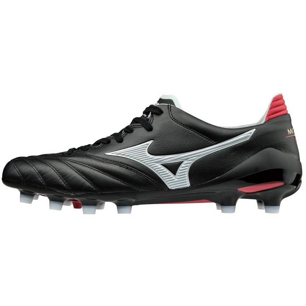 Chuteiras Mizuno Morelia Neo II Made in Japan - Homem - Pretas/Branco - ARBGM4596